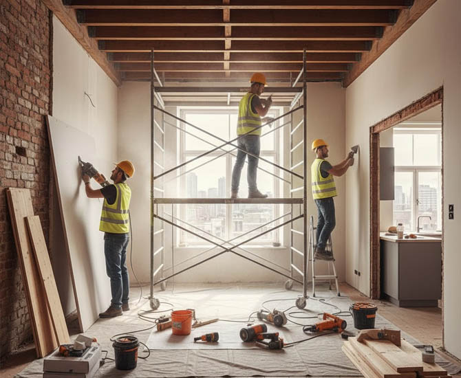 Rifacimenti e Ristrutturazioni in ambito civile e industriale